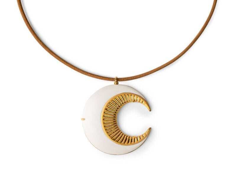 Ожерелье из фарфора Lladró MOON PENDANT ARCH-00133082 - Вид №1