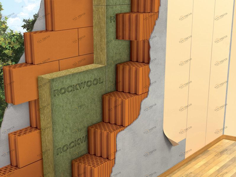 ROCKWOOL ITALIA Минеральная вата для тепло- и звукоизоляции sun-id-1374032