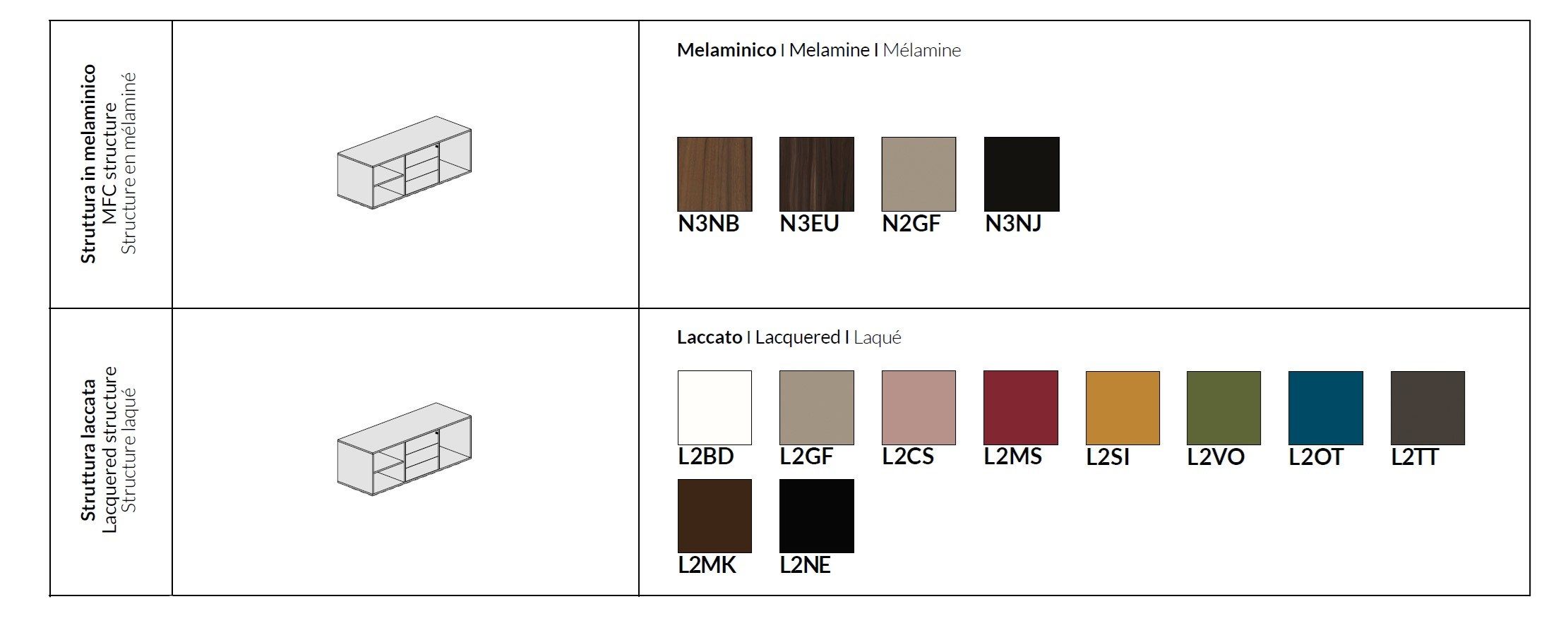 Низкий офисный шкаф из дерева и стекла About Office Bold58 ARCH-00070078 - Вид №3