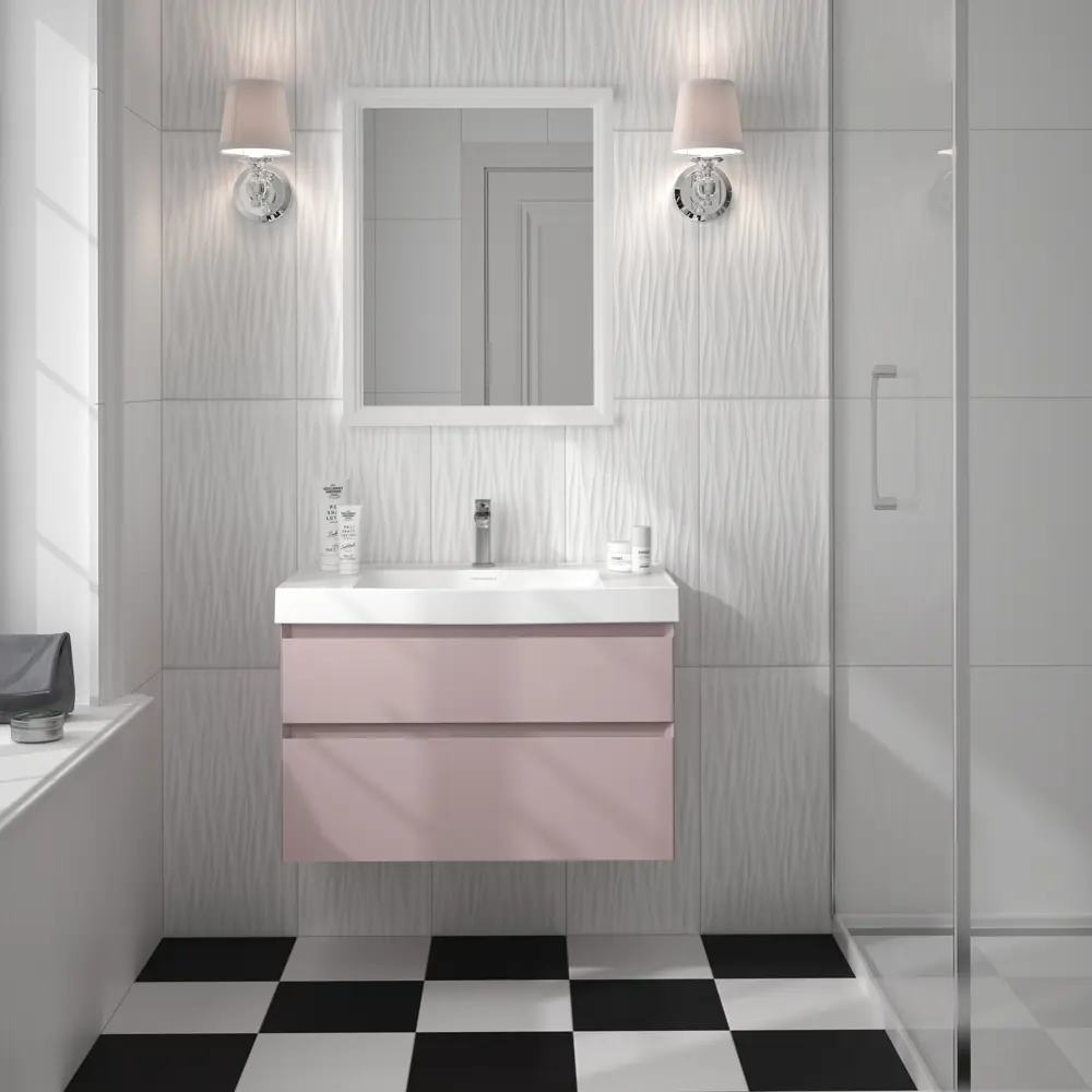 Керамическая плитка Kerama Marazzi Полюс 30x60 см - белая матовая для стен 89014503 STLM-1483917 - Вид №4