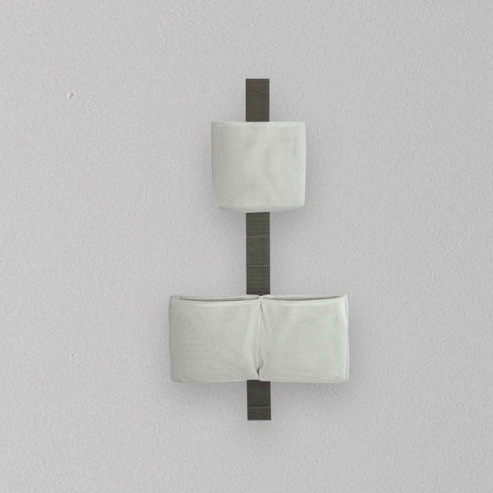 EVTPDCBSGEVER Life Design Дизайнерская душевая корзина с присосками - Ленточный душ  Ледяной серый  - Вид №1