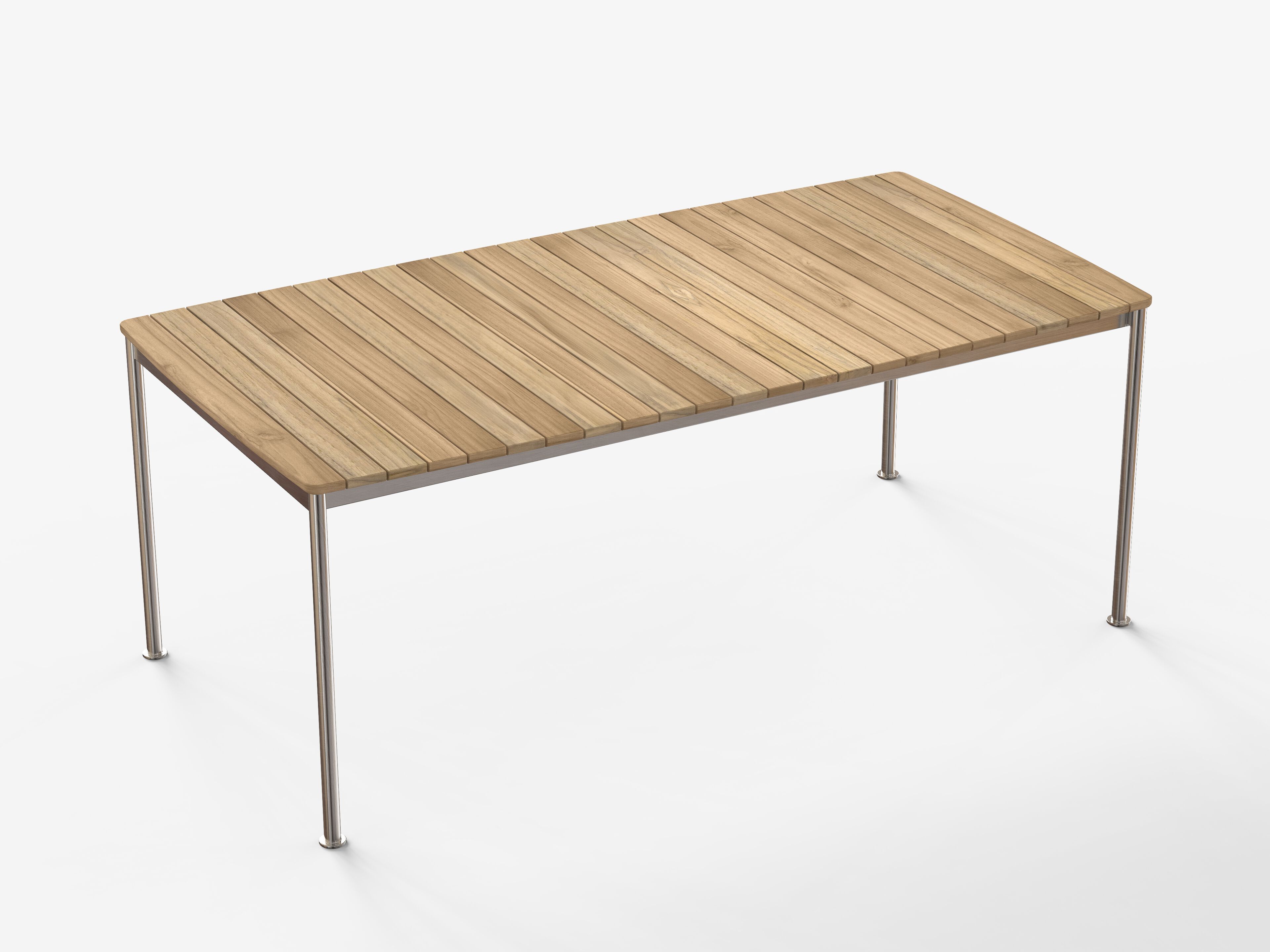 Прямоугольный садовый стол из тикового дерева Case Solas ARCH-00151698 - Вид №1