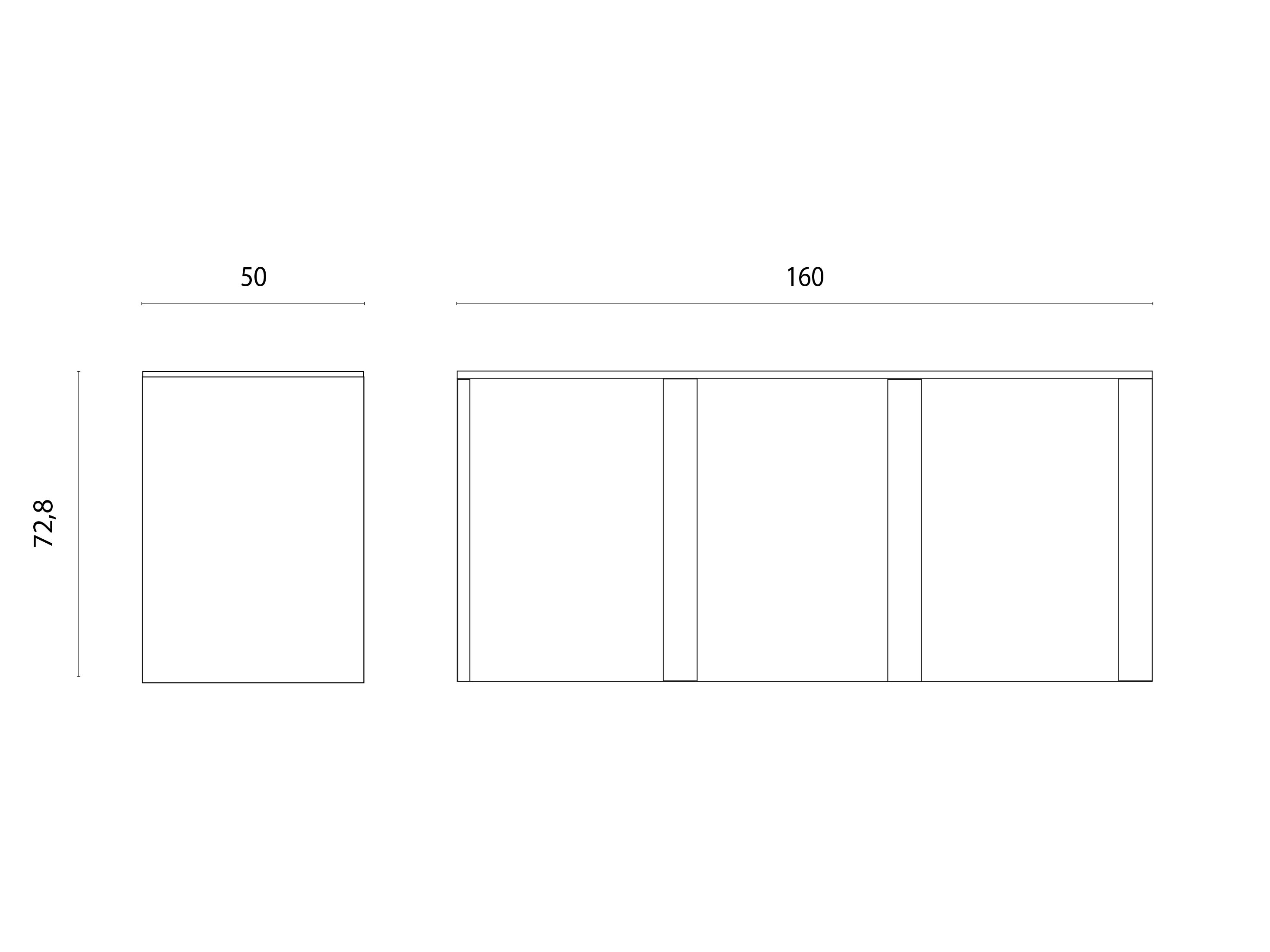 Деревянный письменный стол / консоль Miniforms нами ARCH-00027207 - Вид №8