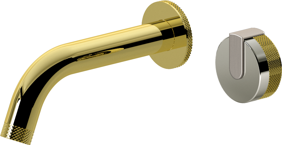 E-11535-R1PC-L1BNi-PB Настенный прогрессивный смеситель скрытого монтажа для раковины GRAFF MOD+