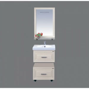 Тумба Европа-60 подвесная бежевая эмаль направ. с доводчик. с раков. Next 60