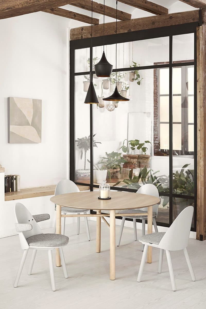 Деревянный стул с мягким сиденьем TEULAT Uma ARCH-00082316 - Вид №5