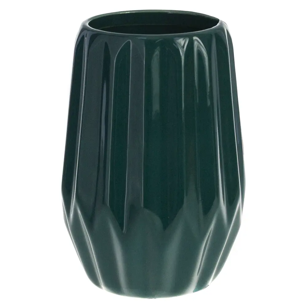 Стакан для зубныx щеток Emerald керамика изумрудный PROFFI HOME STLM-2037537