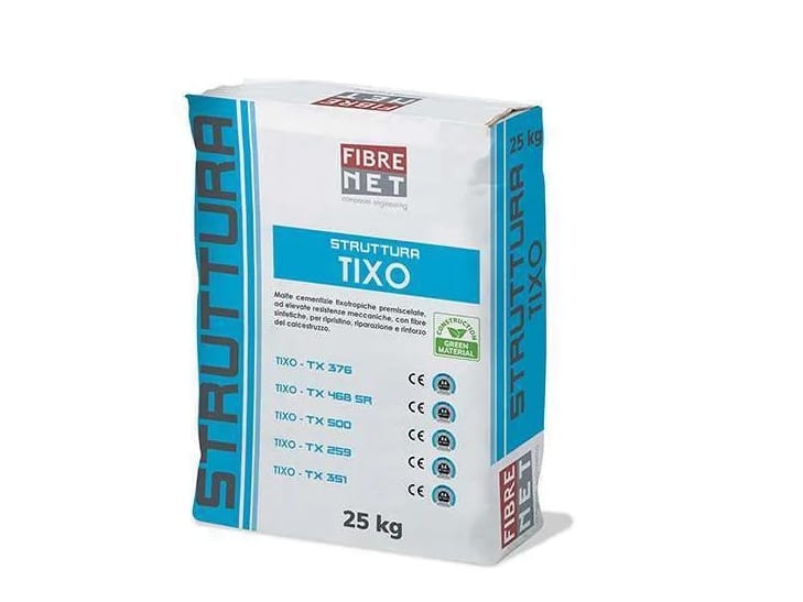 Тиксотропный цементный раствор с неорганическими волокнами Fibre Net структура ARCH-00011636 - Вид №1