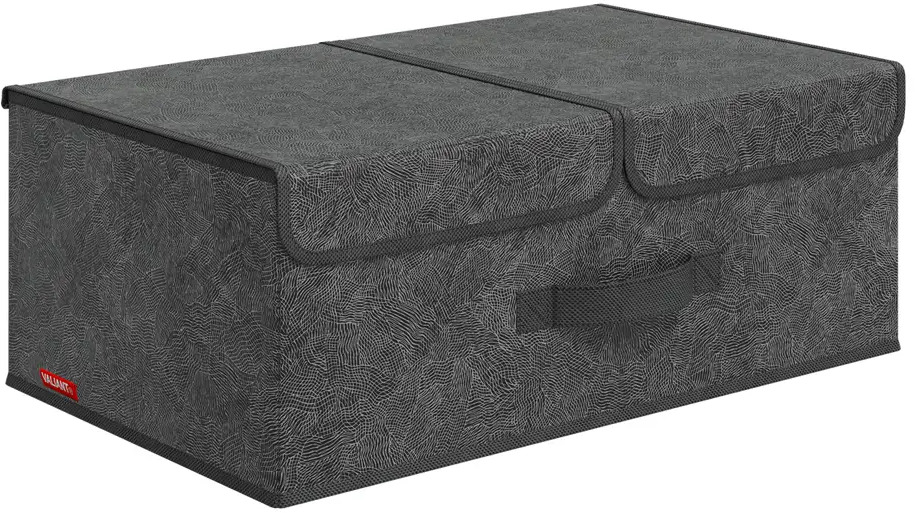 91401464 Короб Valiant MN-BOX-L2 50x20x30 см нетканый цвет темно-серый STLM-1094954