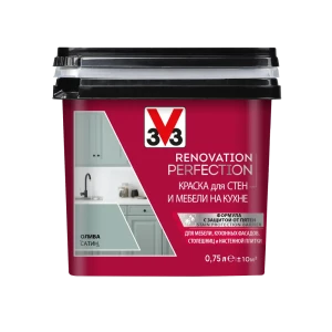 98294509 Краска для стен и мебели V33 RENOVATION PERFECTION 119701 олива, 0.75 л STLM-1358527