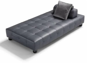 Egoitaliano Стеганая кушетка с кожаной обивкой L'ego