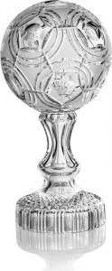 10625944 Шувалов Сувенир "Кубок мяч" D150 H320 Стекло