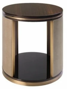 FRATO Круглый деревянный журнальный столик  Ffu260018aaa