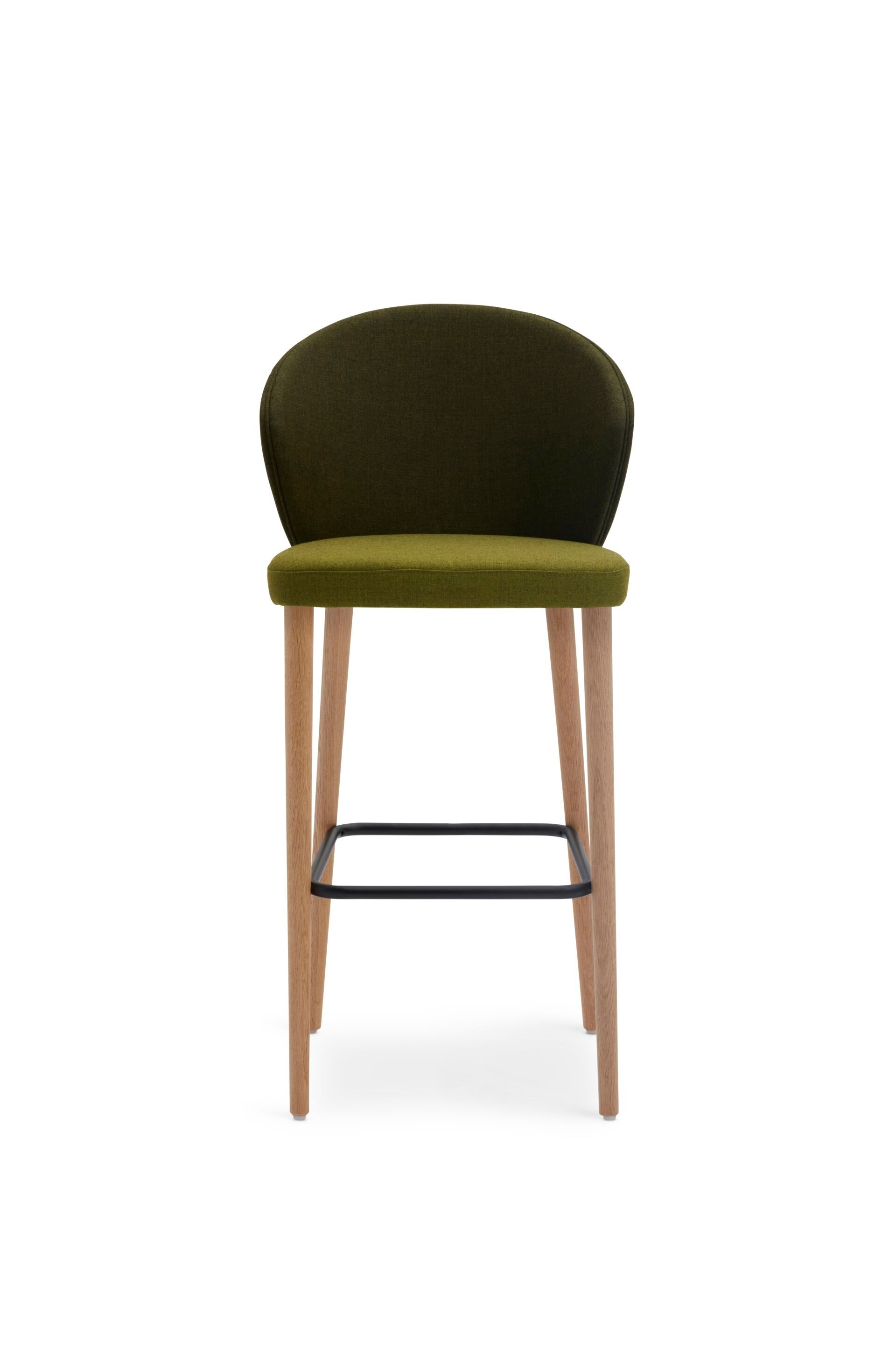 Высокий стул с тканевой подкладкой со спинкой Origins 1971 Meggie ARCH-00110587 - Вид №11