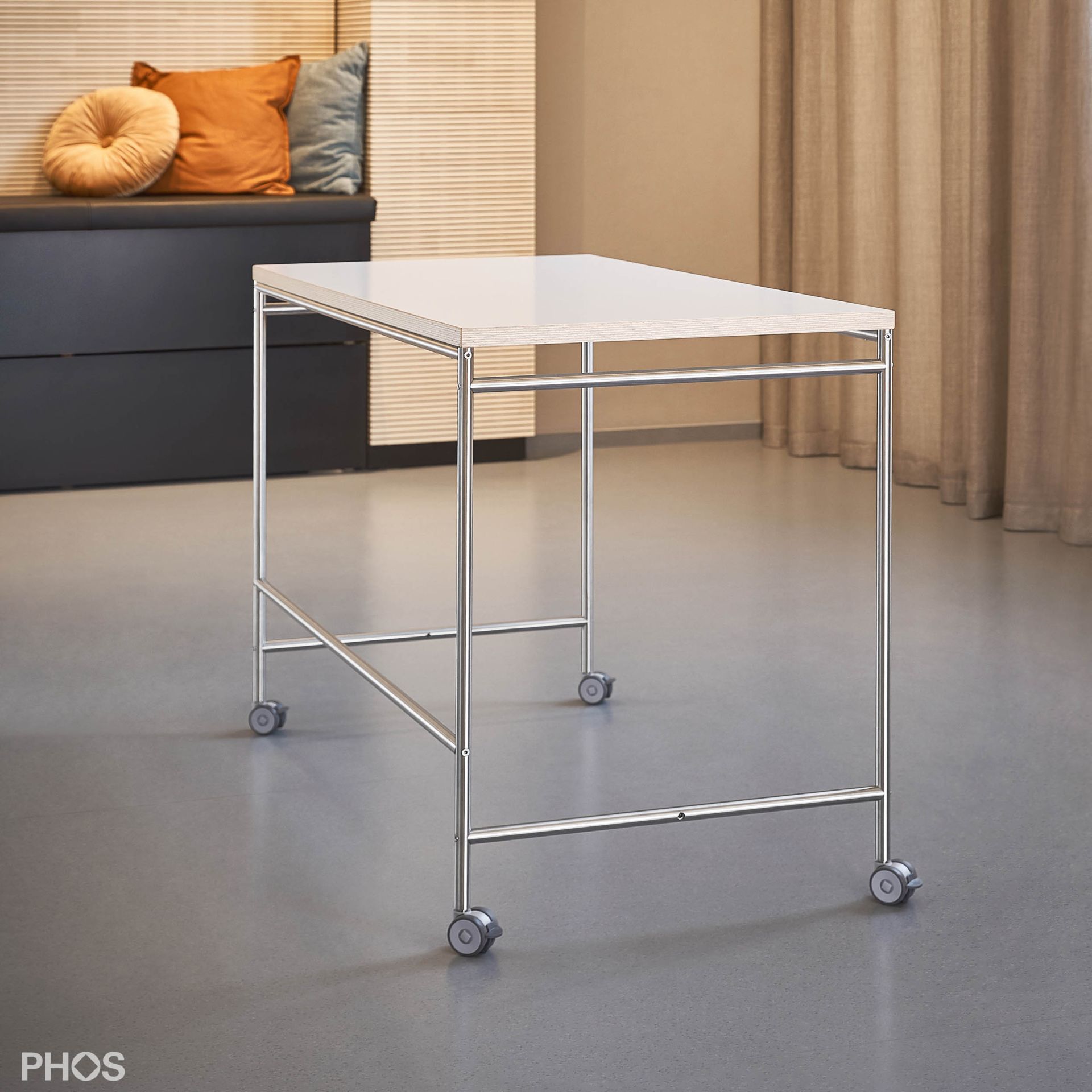 KATI-Rolle-Set4 Напольные ролики с замками для стола в Карлсруэ PHOS  - Вид №1