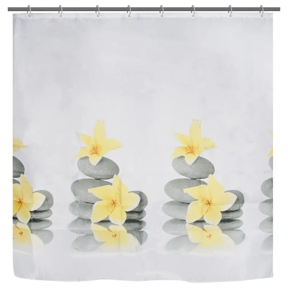 Штора для ванной комнаты «Yellow Orchid» 180х180 см цвет белый 17942504 STLM-2110457 Santreyd Без серии