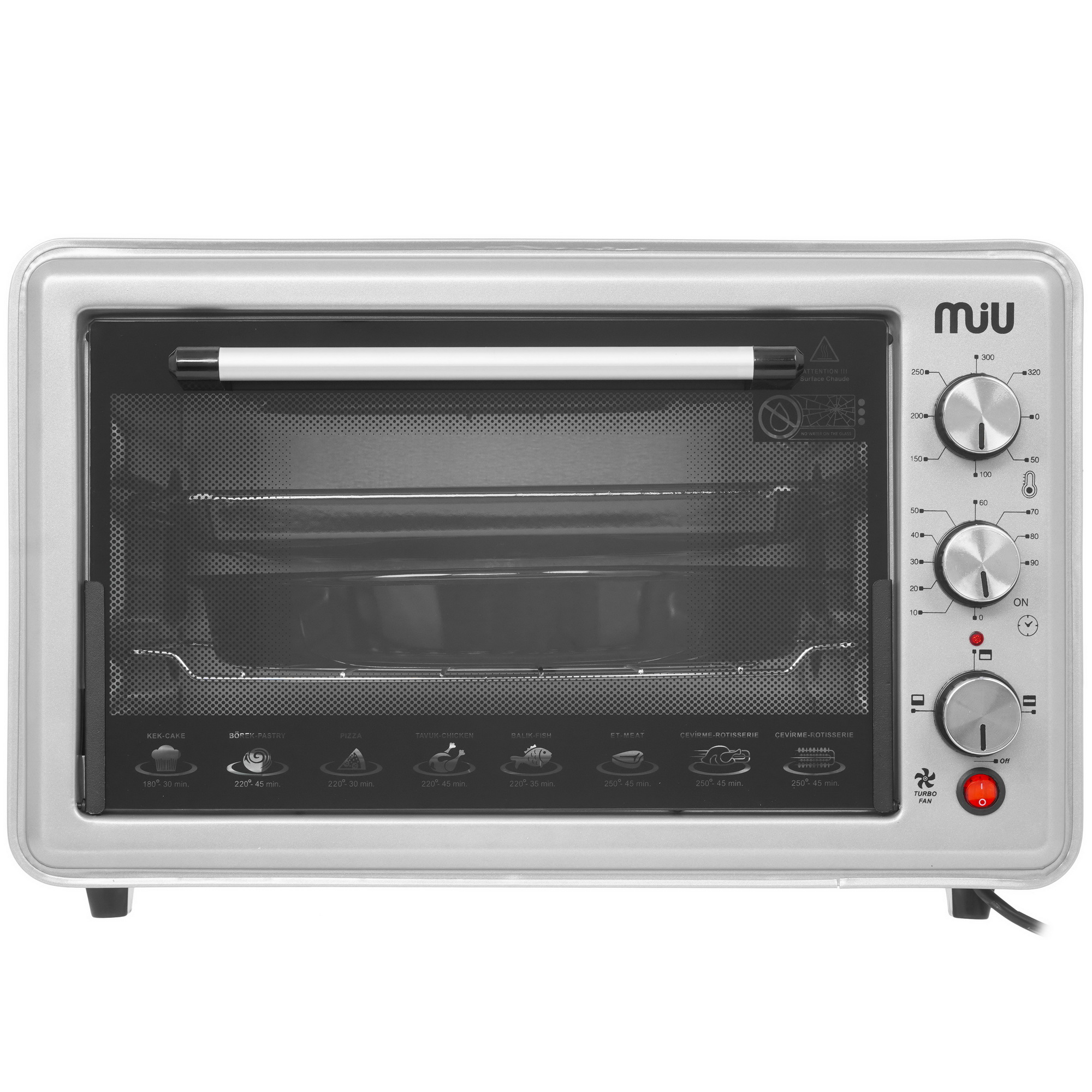 9218727 Мини-печь MIU MO-40002KS серый STDN-0130296