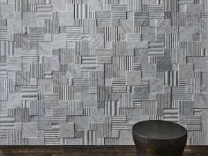 Трехмерное покрытие в Белом Карраре