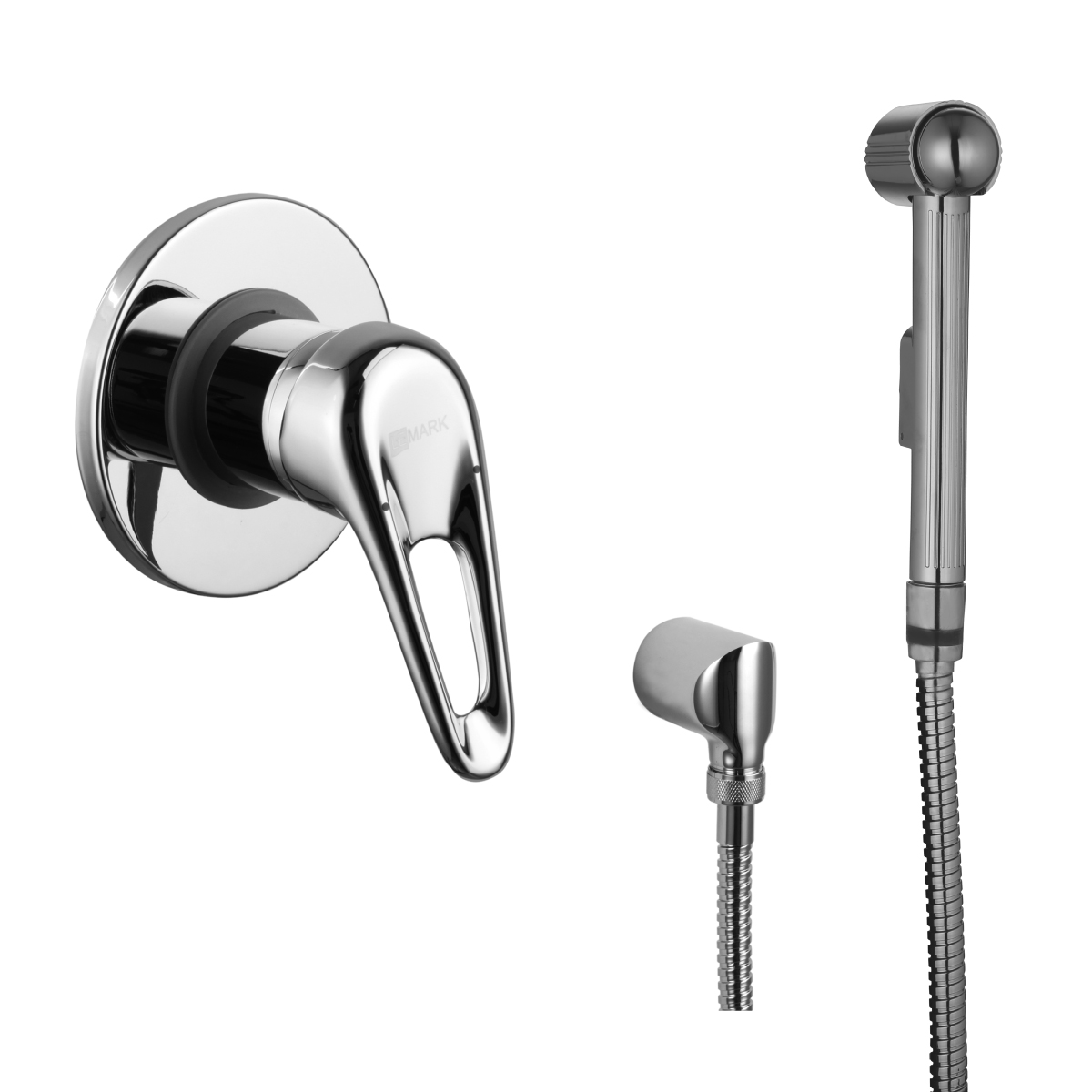 LM4119C Смеситель Luna с гигиеническим душем, встраиваемый LEMARK LUNA