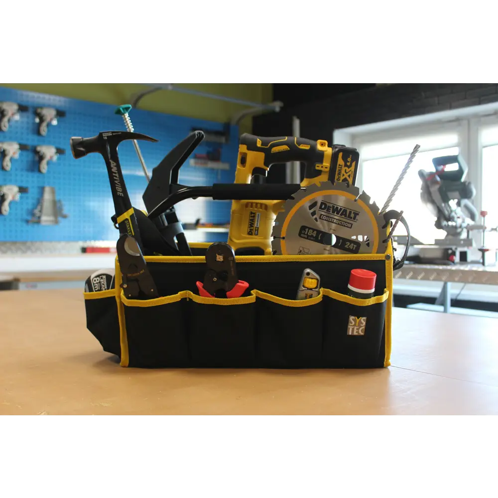 Сумка для инструментов Systec AL-001 440x220x310 мм, стальная ручка STLM-2201048 - Вид №1