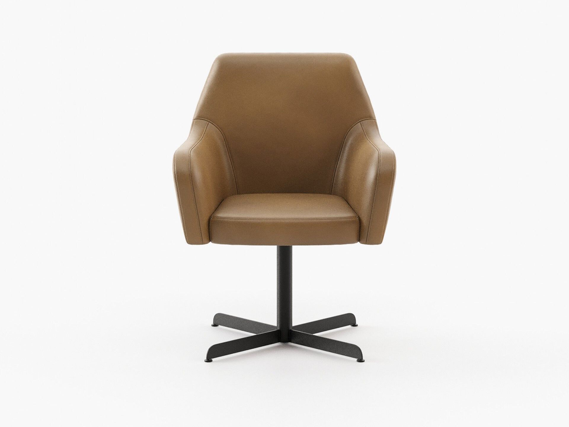 Кожаный спиц поворотный стул Laskasas ROBSON ARCH-00116196 - Вид №1