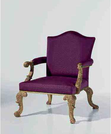 OAK Кресло с обивкой из ткани с подлокотниками Galleria sun-id-1354953 - Вид №2