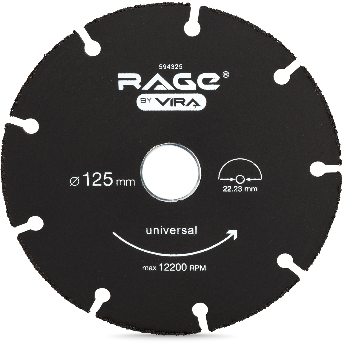 Универсальный отрезной диск VIRA Rage для УШМ 125 мм 83624083