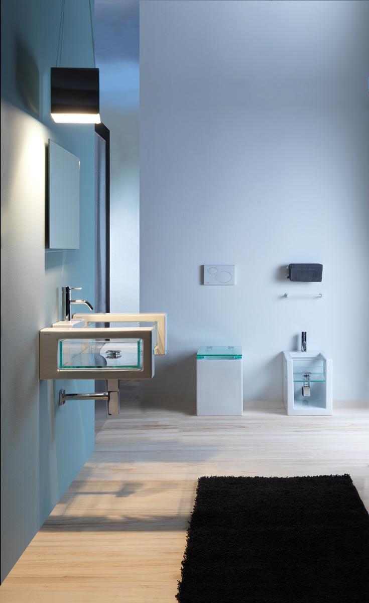 GLWC010 Напольный унитаз приставной GSG CERAMIC GLASS - Вид №2