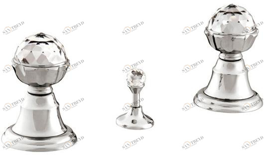 Bronces Mestre Смеситель для биде на 3 отверстия с кристаллами swarovski® Atlantica sun-id-1401327