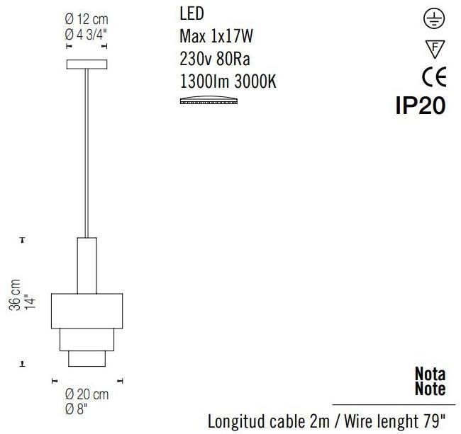 fambuena Светодиодная подвесная лампа Reflections 6050 - Вид №2