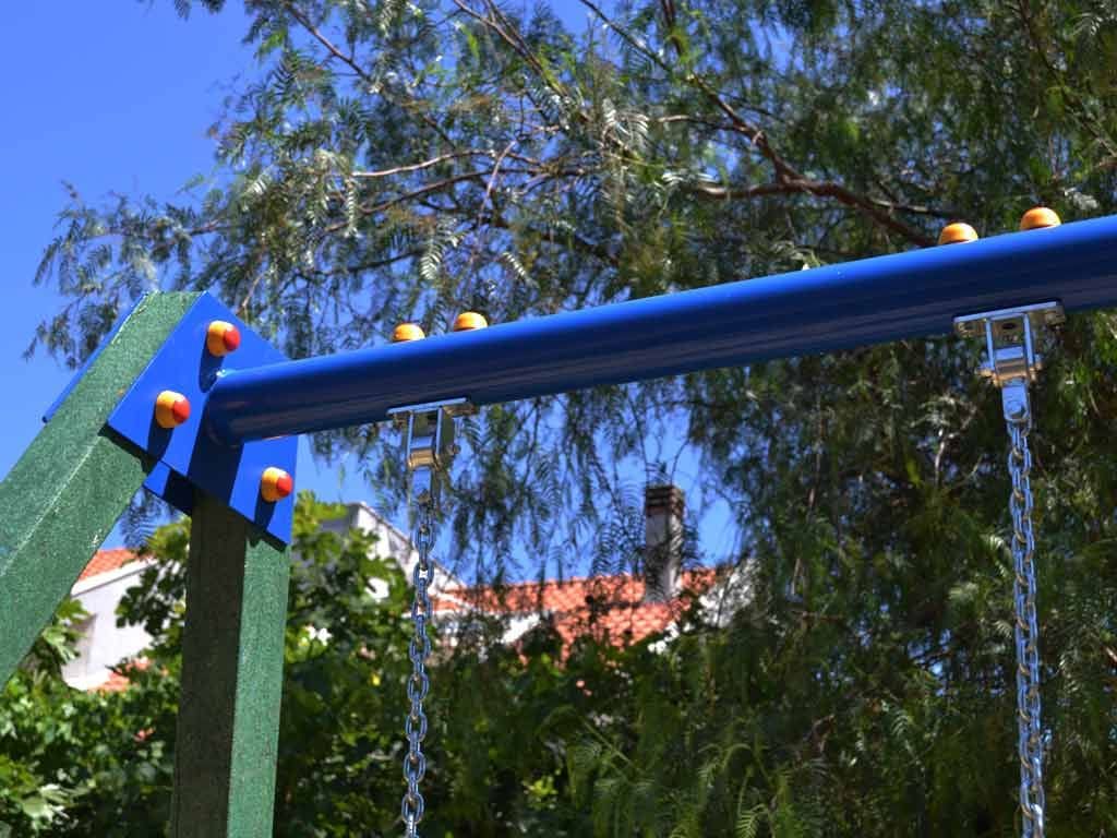 Переработанные пластиковые качели EUROCOMITALIA ALTALENA DUE POSTI ARCH-00134304 - Вид №1