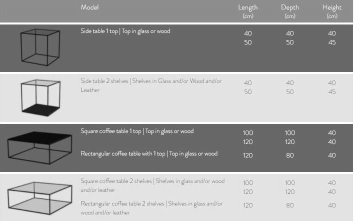 Кожаный низкий квадратный журнальный столик с журнальной стойкой Duvivier Canapés Karusa ARCH-00043518 - Вид №4
