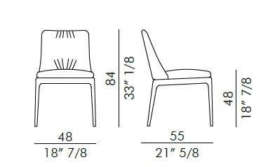 Кожаный мягкий стул EFORMA Max ARCH-00083295 - Вид №6