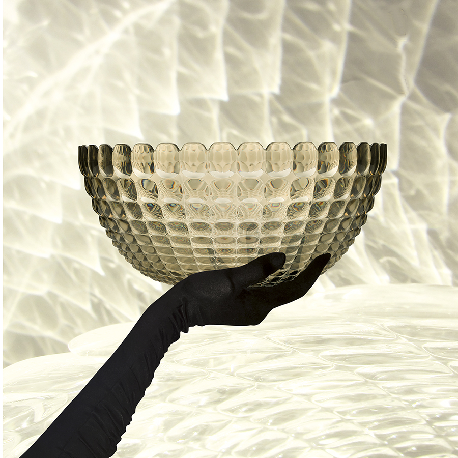 21382539 Салатник tiffany, D25 см, акрил, бежевый Guzzini  - Вид №1