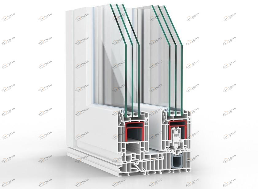 REHAU Подъемно-раздвижное терморазрывное окно с тройным остеклением sun-id-1476790
