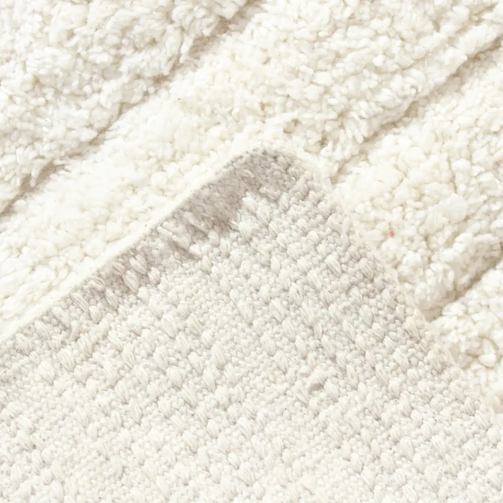 Коврик для ванной Sensea Essential 40x60 см цвет кремовый Twist STLM-2175134 - Вид №2