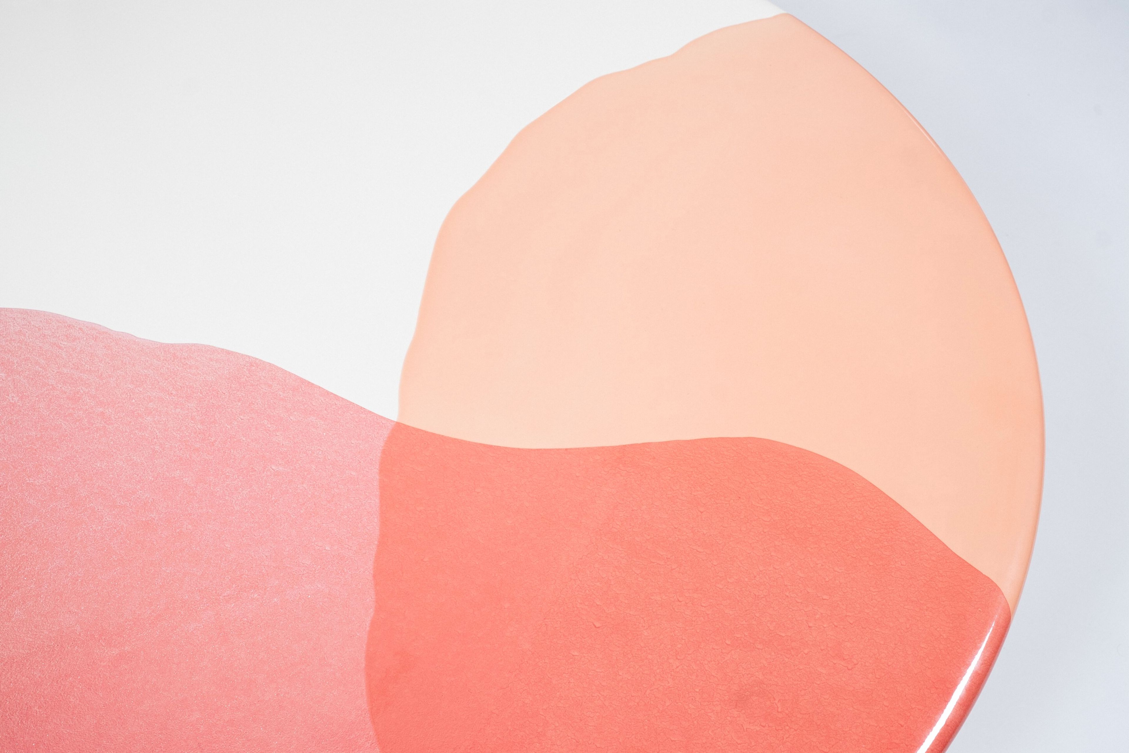 Круглый обеденный стол из эмалированной стали Patrick Jouin Edition Drop ARCH-00094162 - Вид №2