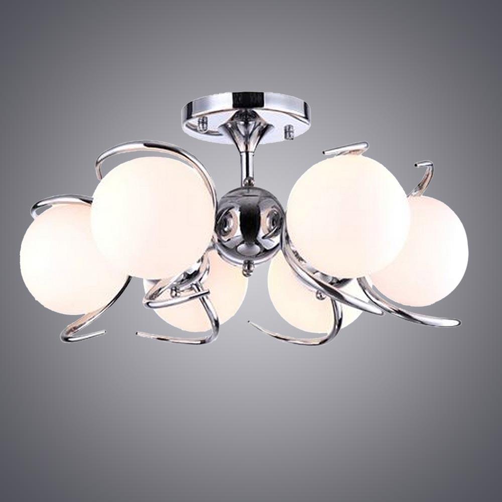 Потолочная люстра Omnilux Dalmine OML-64107-06 OMNILUX DALMINE 279195 Белый  - Вид №1