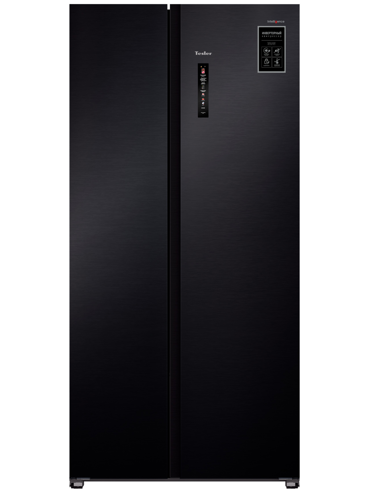 9081891 Холодильник Side by Side   Tesler RSD-537BI черный STDN-0068614