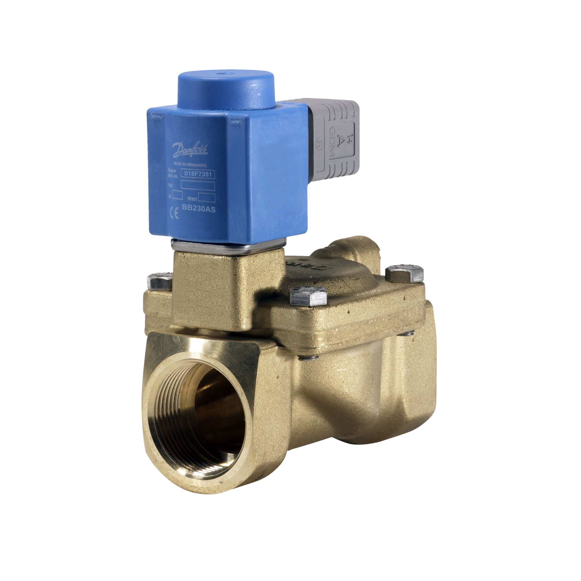 Danfoss EV220B — двухходовые электромагнитные клапаны для общей промышленности Клапан электромагнитный EV220B 032U1252  - Вид №42