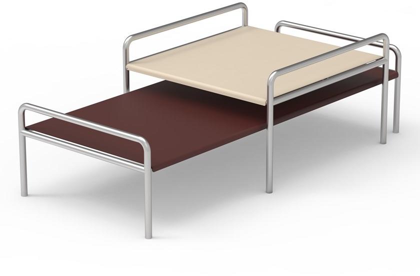 GANDIABLASCO Прямоугольный журнальный столик из нержавеющей стали Onsen sun-id-1439562 - Вид №3