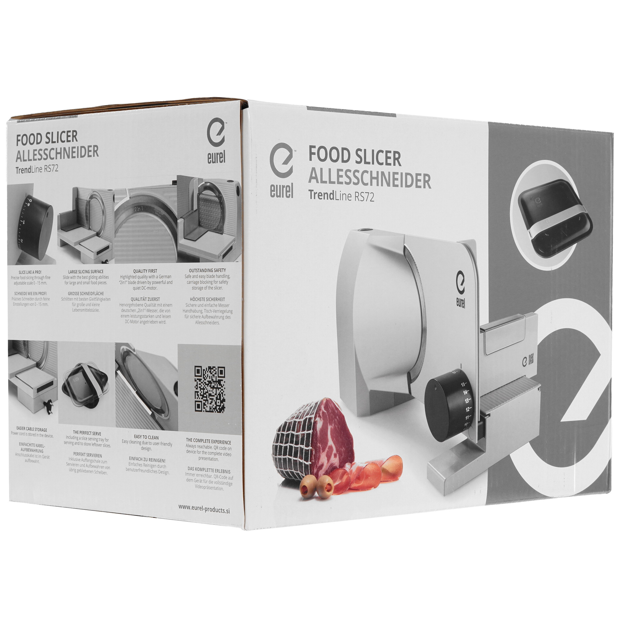 9291778 Ломтерезка Eurel RS72 V2 серебристый STDN-0021692 - Вид №7