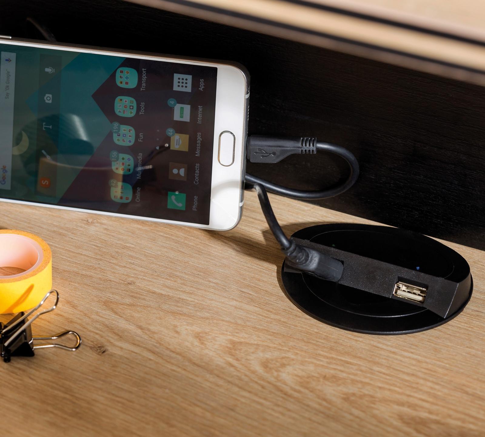 Письменный стол с полками черный 138 см Black L CILEK BLACK 00-3832431 Черный;бежевый Santreyd - Вид №3