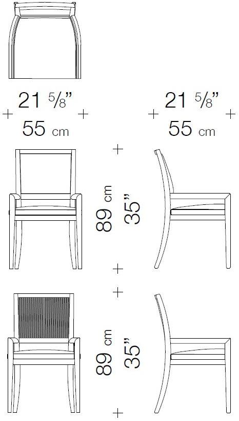 Garbarino Стул с обивкой и подлокотниками  Elem 2  - Вид №6