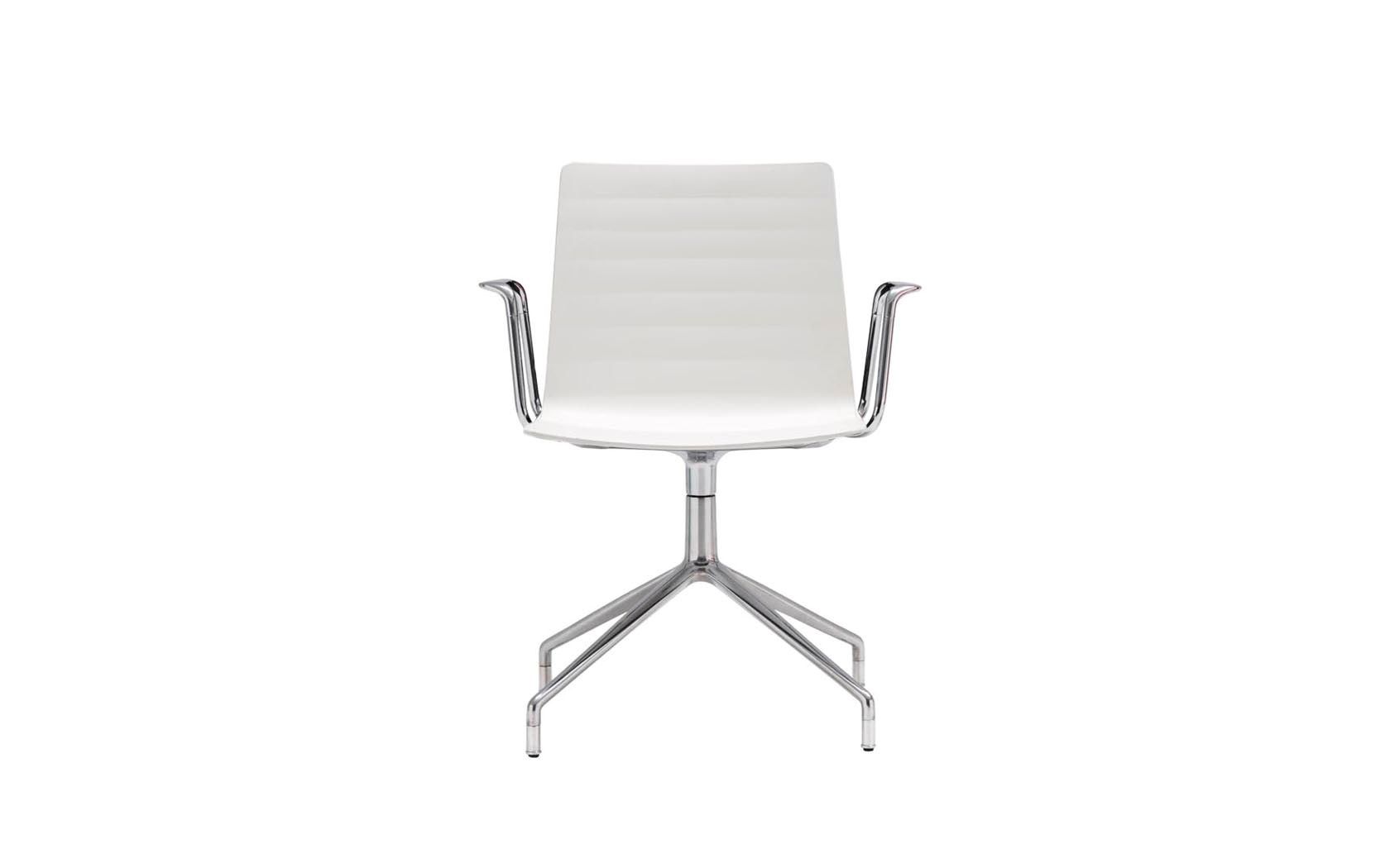 Стул с колесами с подлокотниками Andreu World Гибкая высокая спинка ARCH-00054927 - Вид №3