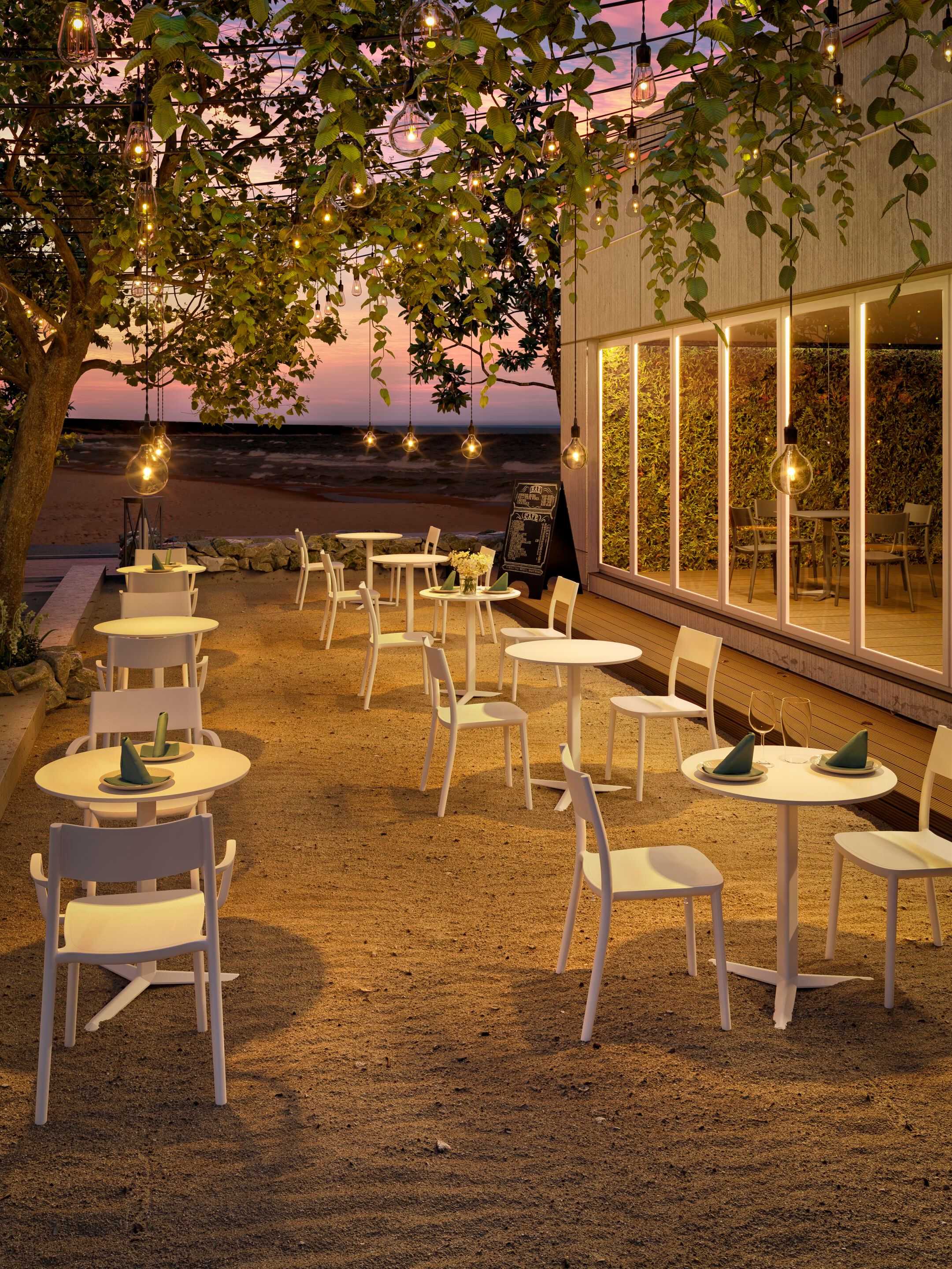 Штабелируемый стул из инженерного пластика со встроенной подушкой GABER TO-ME ARCH-00065589 - Вид №5