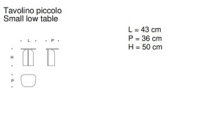 Восстановленный каменный журнальный столик