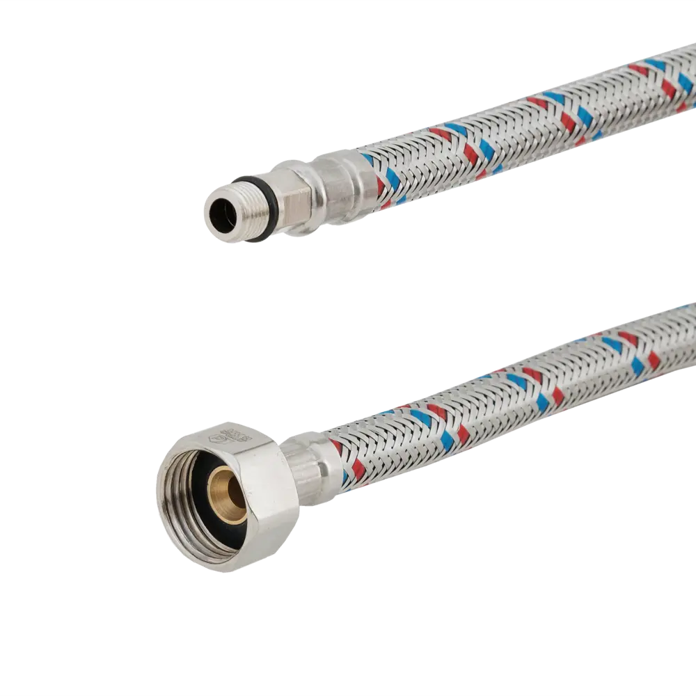 Гибкая подводка для воды, 1/2", М10, штуцер-гайка, 80 см 82894093 STLM-2049362 Santreyd  - Вид №1