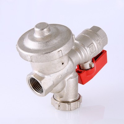 VT.300.N.04 Кран шаровой со встроенным фильтром и редуктором давления (КФРД) универсальный Valtec 1/2"  - Вид №11