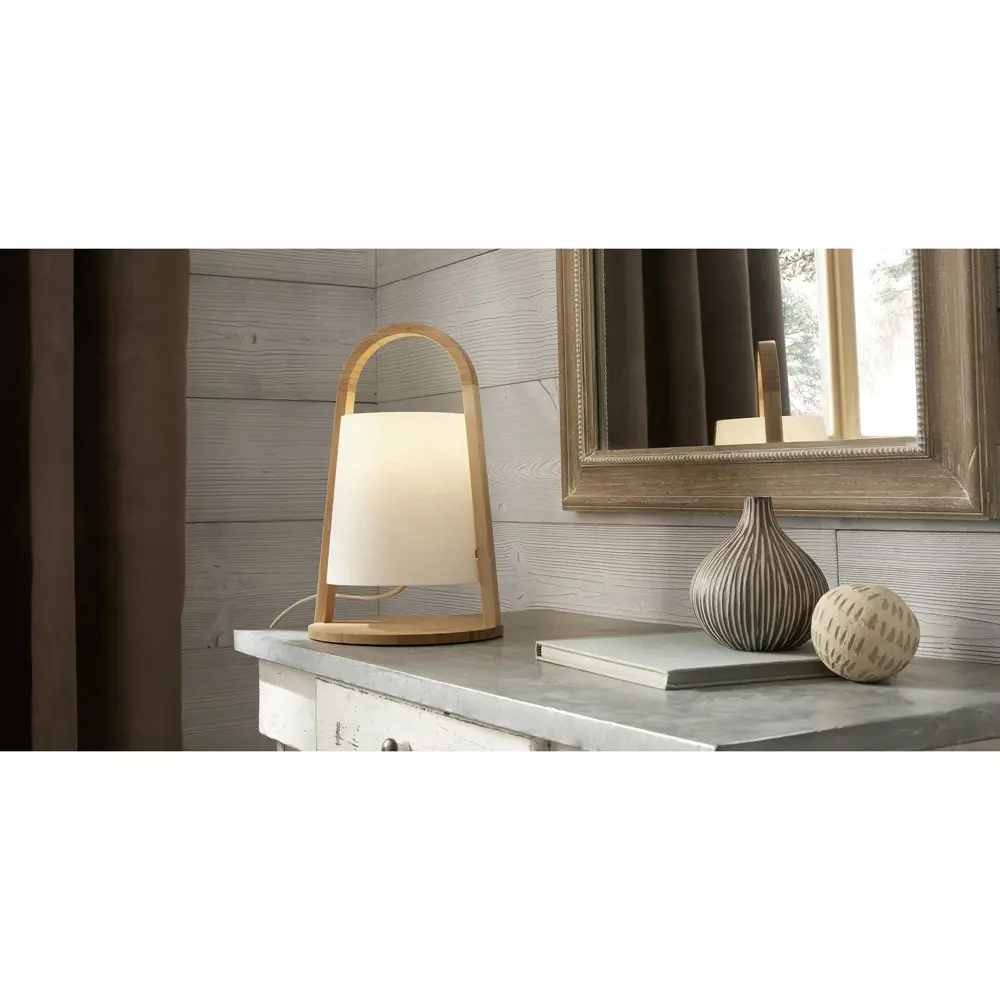 Настольная лампа Brentwood, 1хE14x40 Вт, 20 см, цвет белый 19388075 STLM-2120170 INSPIRE  - Вид №7